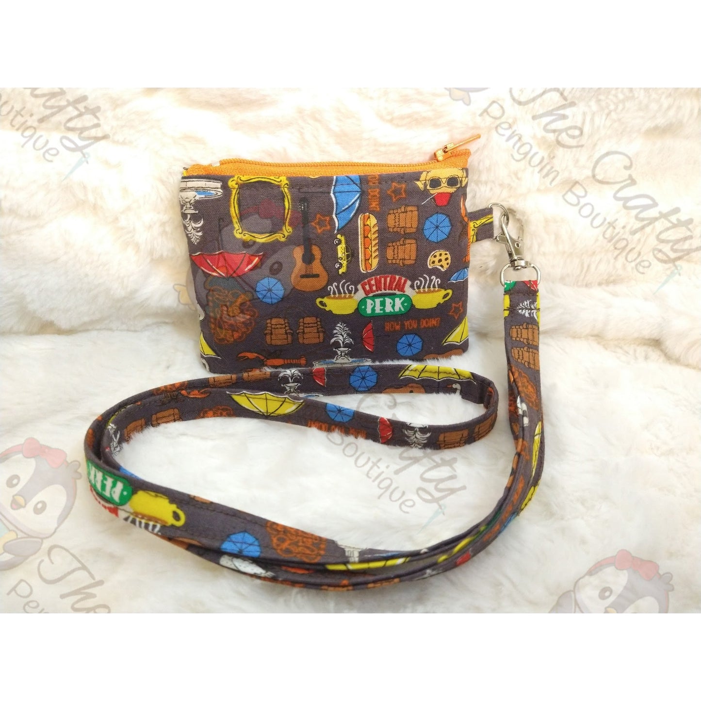 Friends ID Lanyard Coin Purse