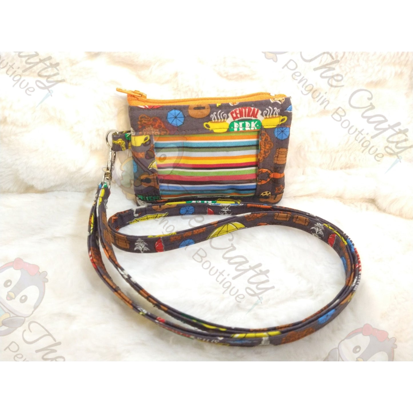 Friends ID Lanyard Coin Purse