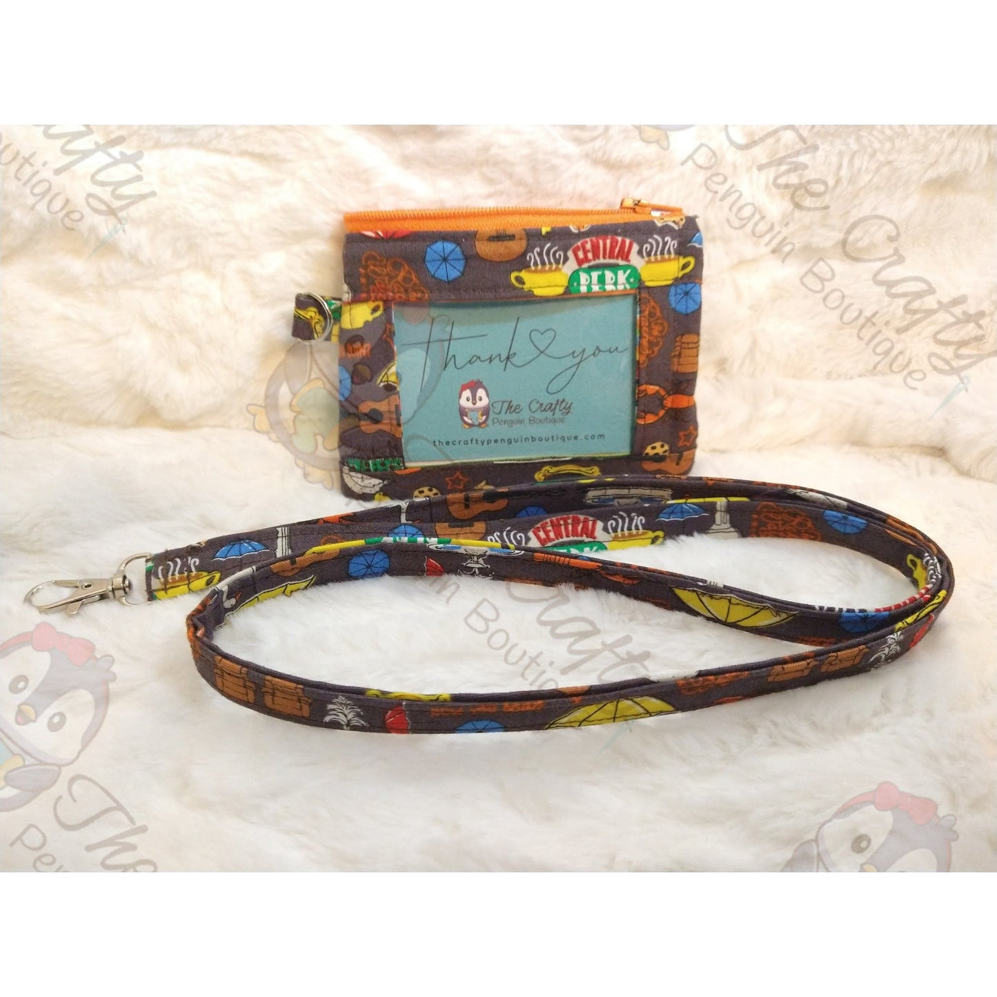 Friends ID Lanyard Coin Purse