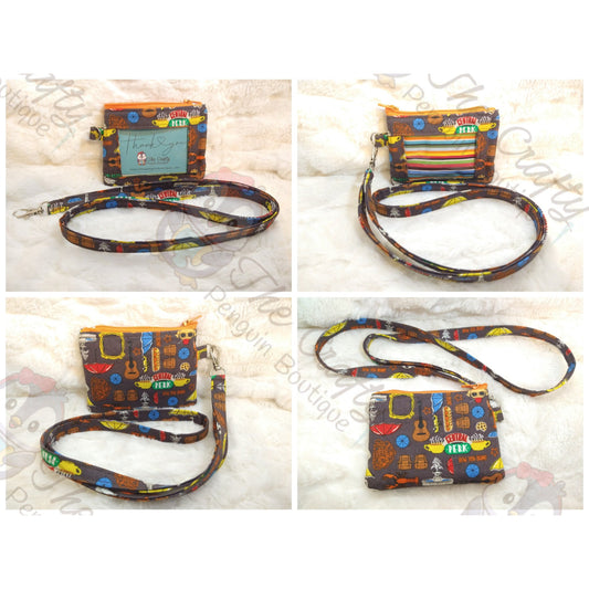Friends ID Lanyard Coin Purse