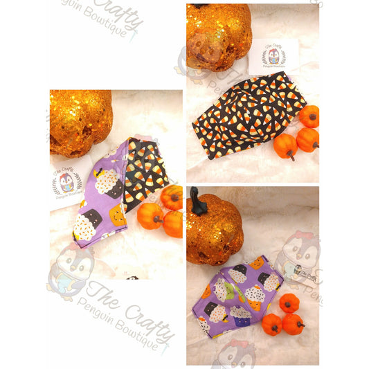 Halloween Kids Reversible Face Masks