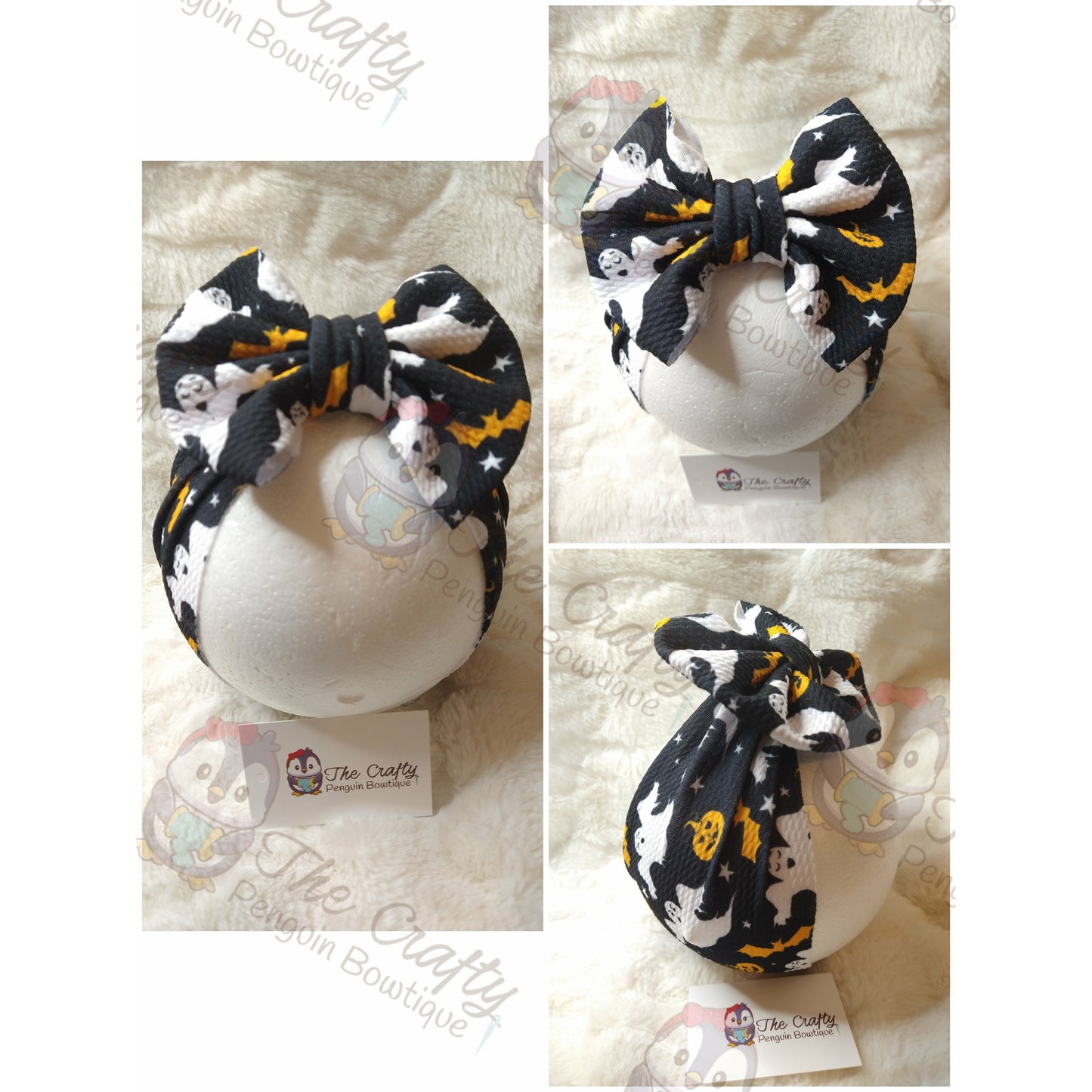 Halloween Print Kids' Bow Headwraps
