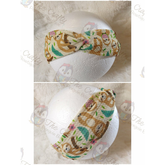 Happy Sloths Kids' Twisted Headband