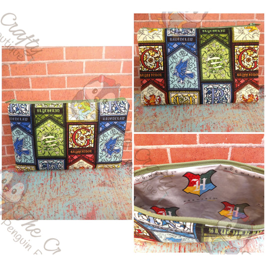 House Crest Cosmetic Bag