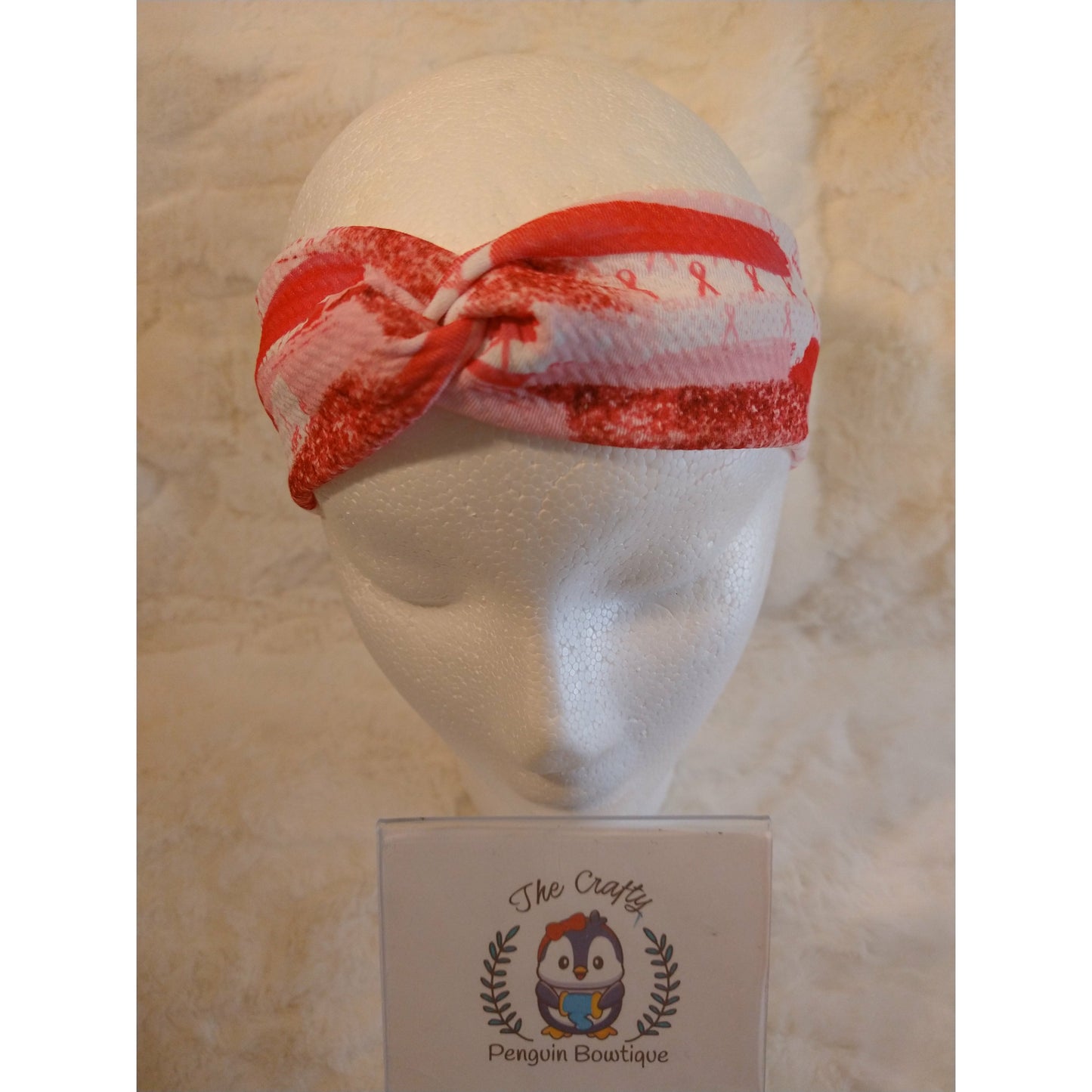 Breast Cancer Awareness Twisted Headbands