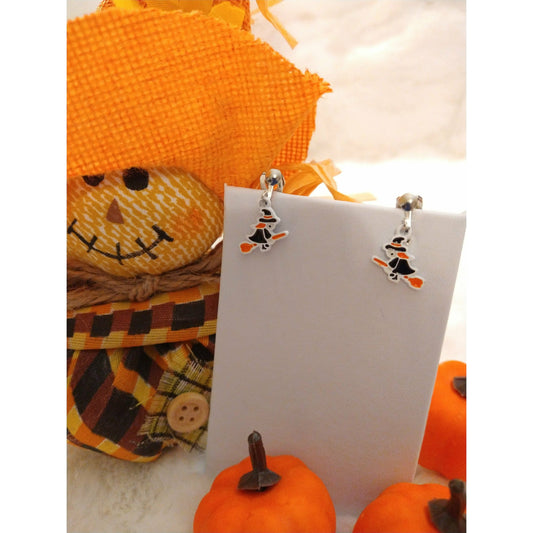 Halloween Clip On Earrings