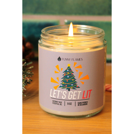 Let's Get Lit Holiday Scented Candle