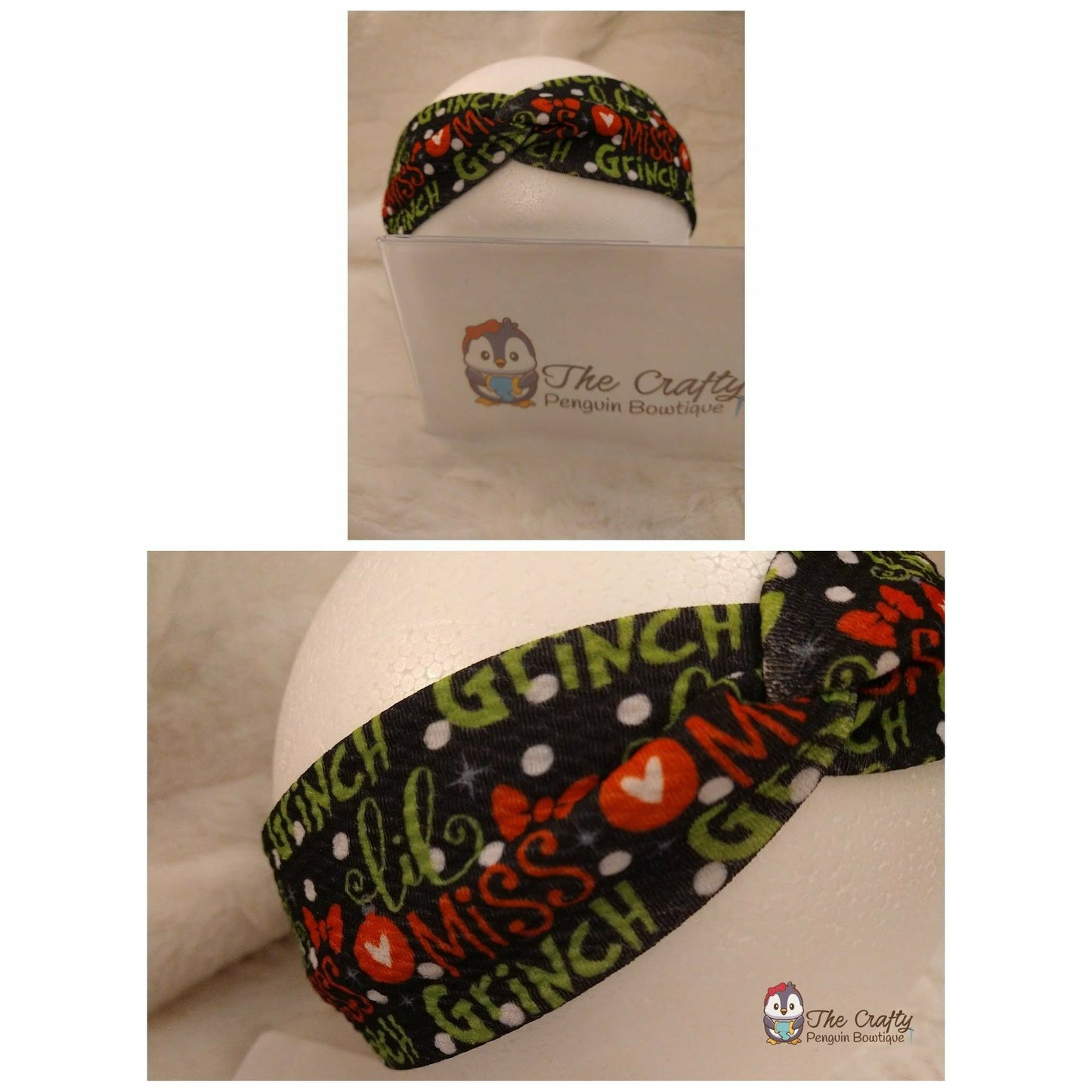 Lil Miss Green Guy Twisted Headband