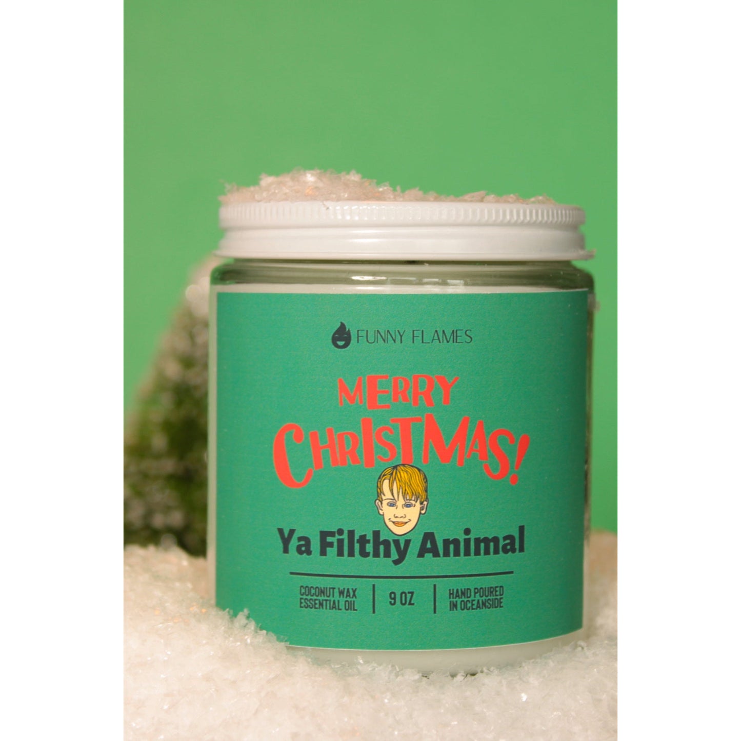 Merry Christmas, Ya Filthy Animal Holiday Candle