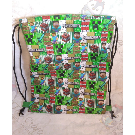 Minecraft Drawstring Backpack