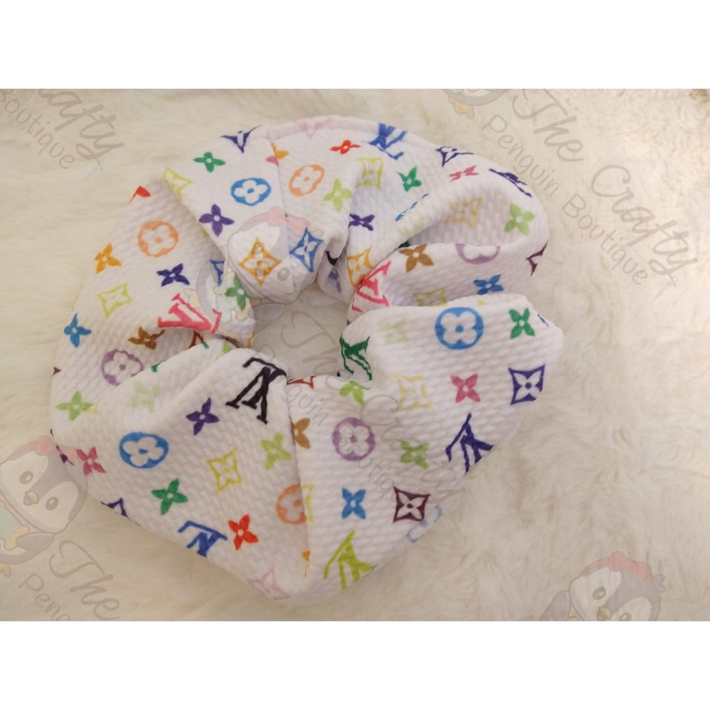 Multicolor Monogram Bougie Headbands & Scrunchies