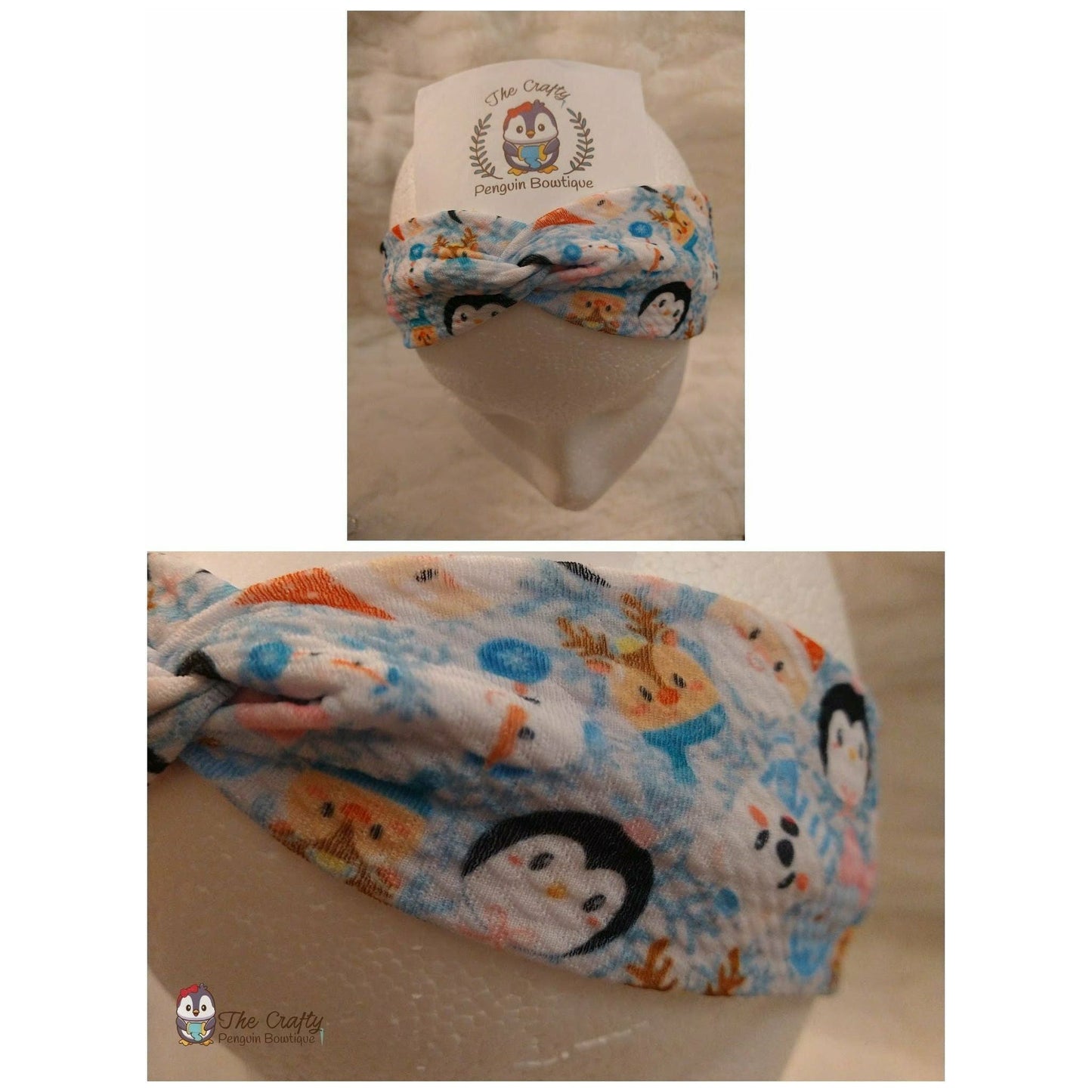 Penguin & Friends Toddler Twisted Headband