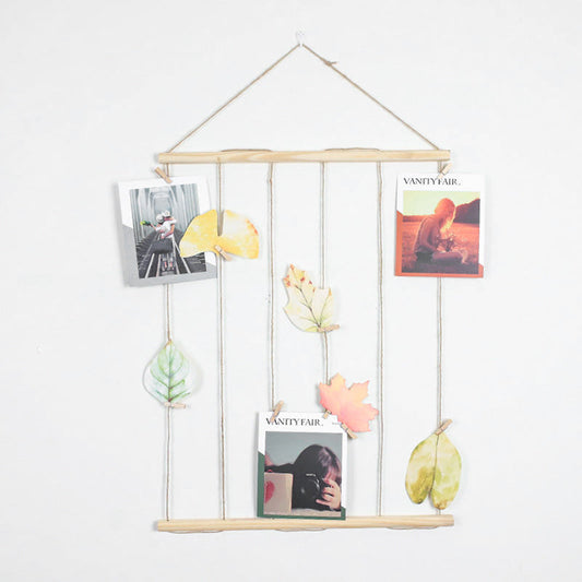 Hanging Rope Photo/Note Holder