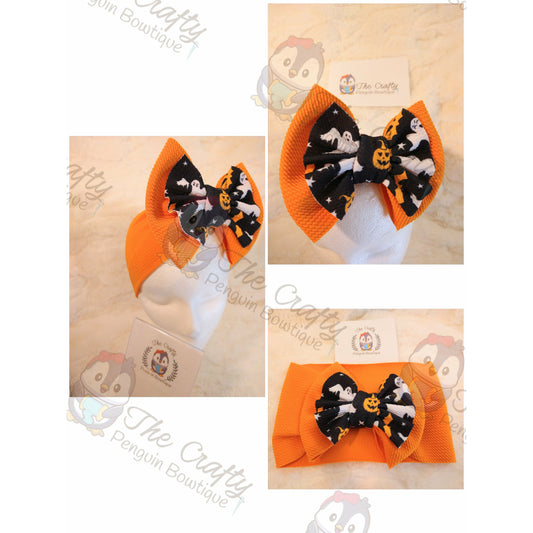 Halloween Print Kids' Bow Headwraps