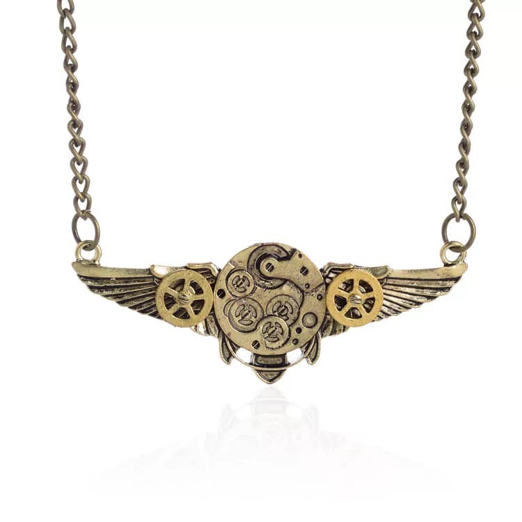 Wings Steampunk Necklace