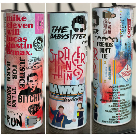 Stranger Things Skinny Tumbler
