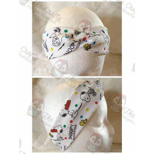 White Dog & Woodstock Kids' Headbands & Scrunchies